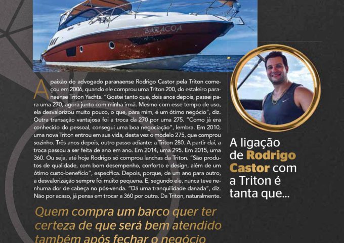 FELIZES PARA SEMPRE – Triton Yachts e cliente