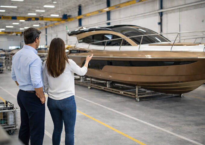 Experiência de Personalização de lancha Triton Yachts: como funciona o processo de acompanhamento e customização no estaleiro